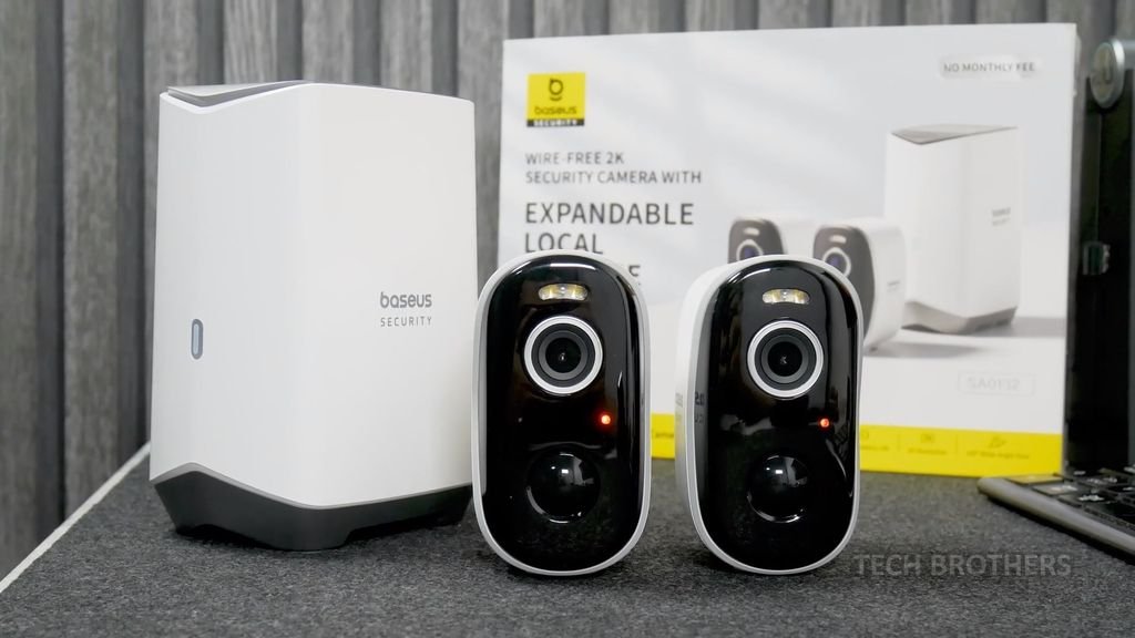 Baseus N1 security camera and home station