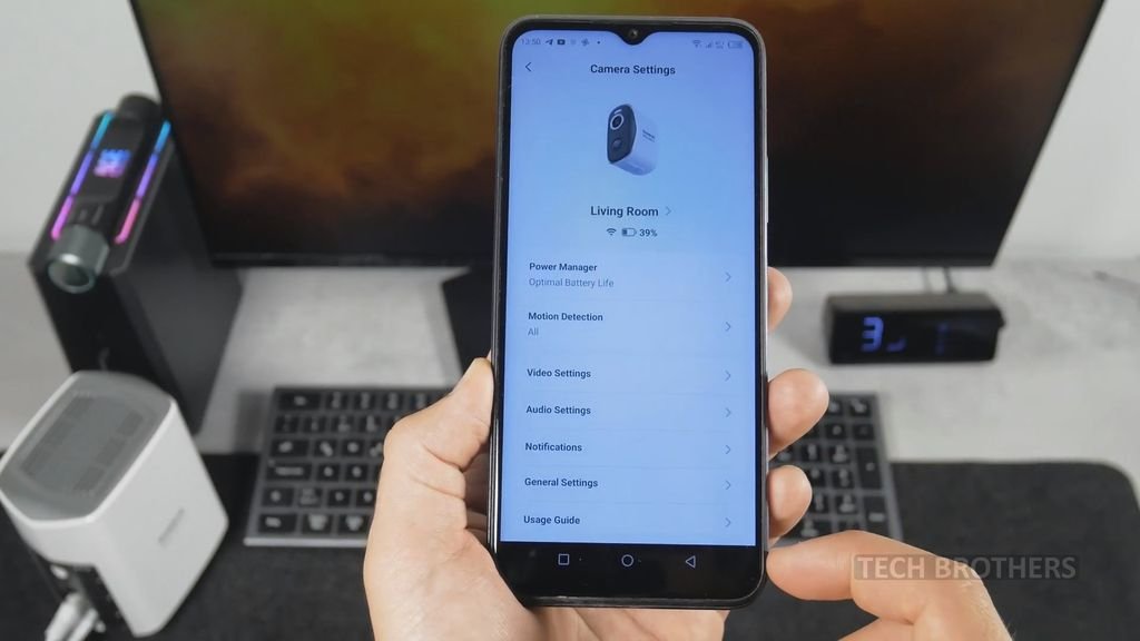 Baseus App Camera settings