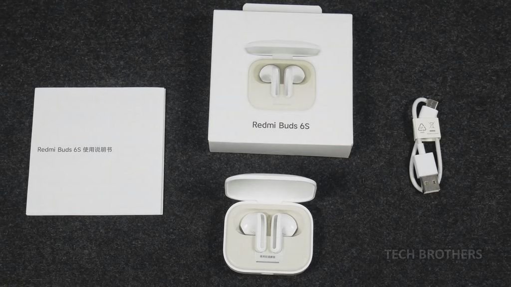 Redmi Buds 6S package contents