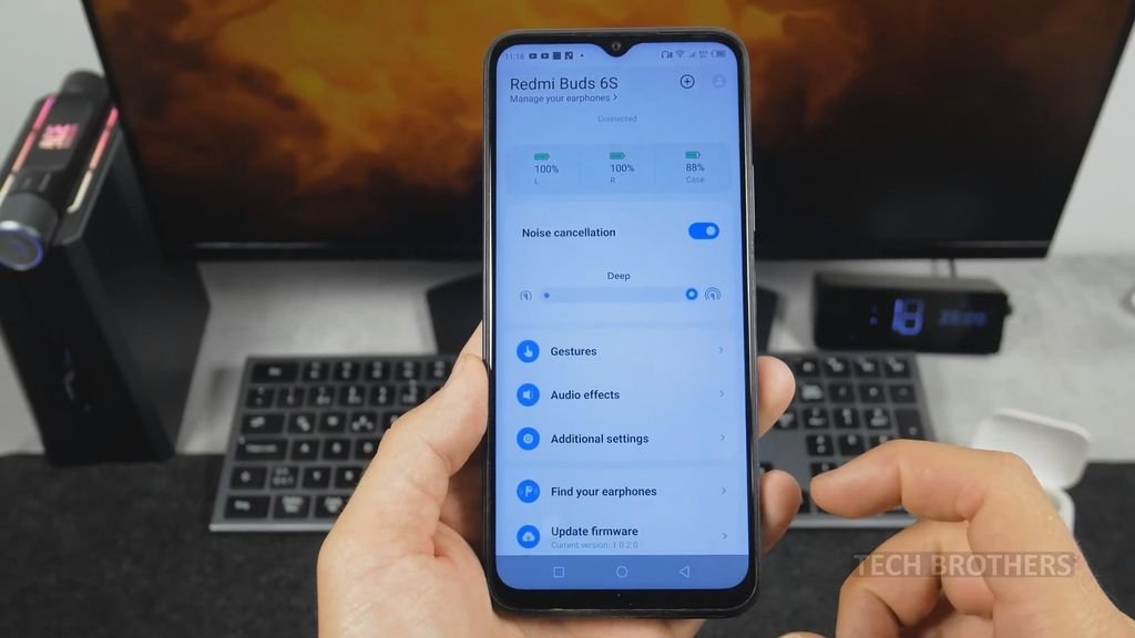 Xiaomi Earbuds app functions