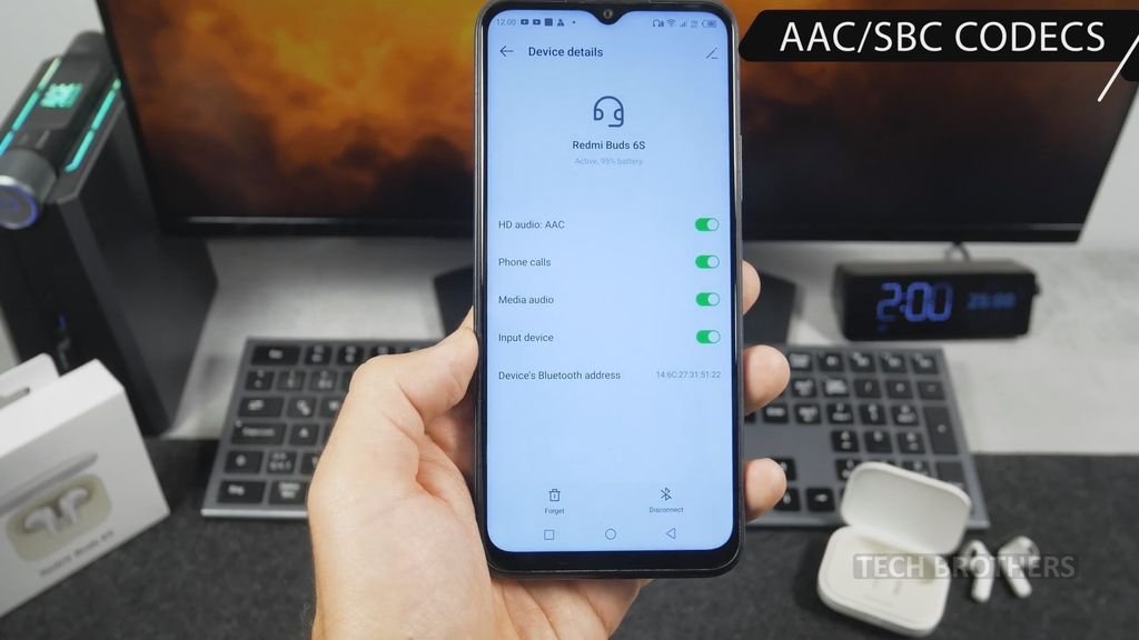 Redmi Buds 6S audio codecs support