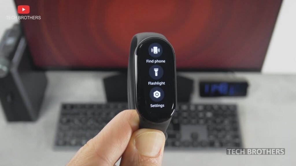 Xiaomi Smart Band 10 Quick Settings Menu