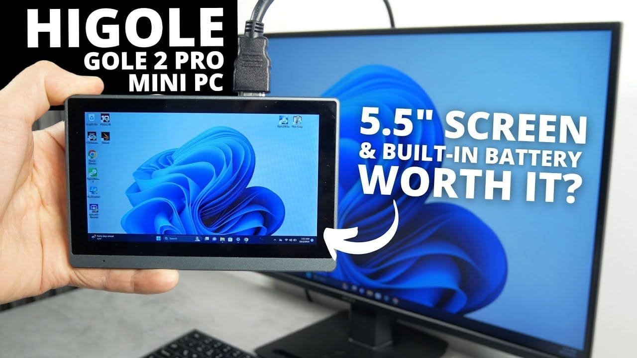 HIGOLE GOLE 2 Pro Review: Pocket-Sized Windows PC with Battery!
