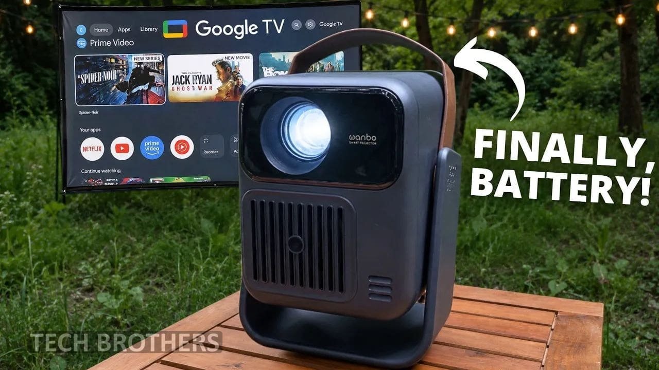 Wanbo ToGo Pro Review: Finally, a Battery-Powered Projector!